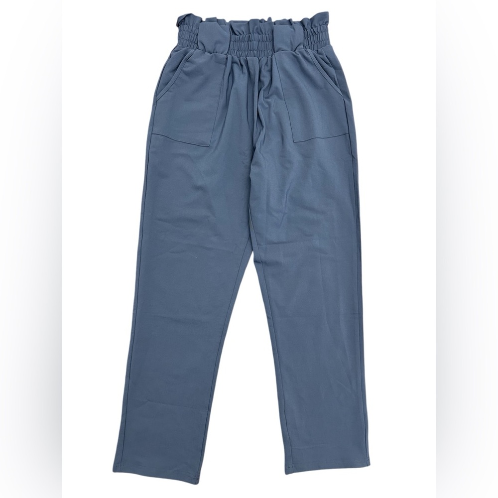 Grace Karin Grey Dress Pants NWT Sz M Stretchy Waist